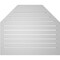 Ekena Millwork Octagonal Top Surface Mount PVC Gable Vent w/ 2"W x 2"P Brickmould Sill Frame, 38"W x 32"H GVPOT38X3203SF - alternate 2